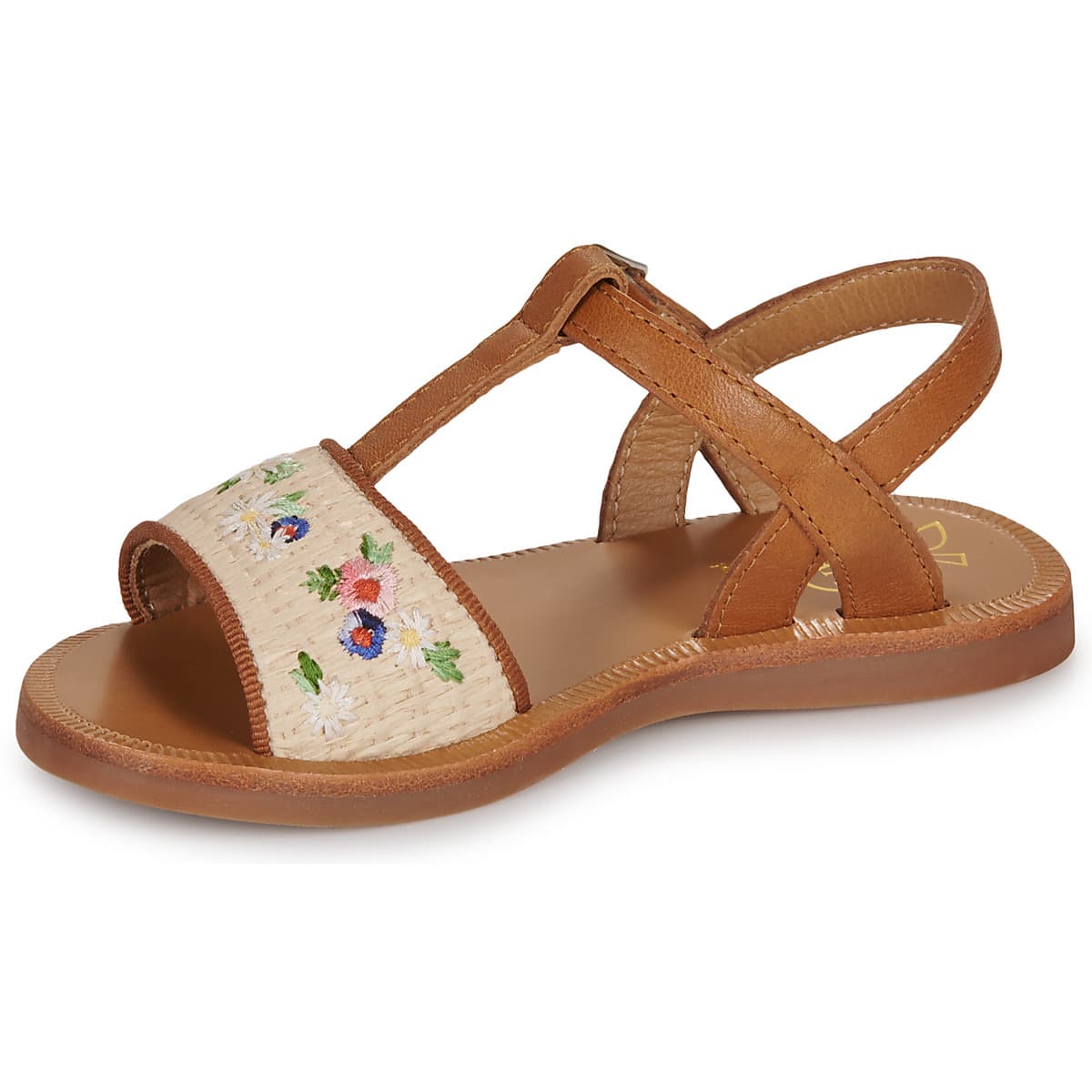 Girls' Sandals Pom d'Api Brown
