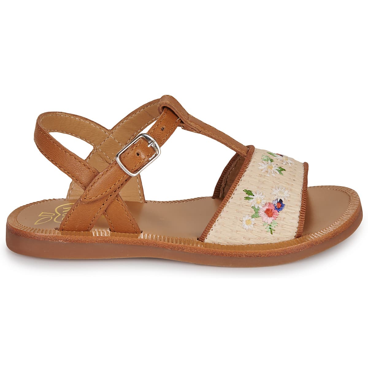 Girls' Sandals Pom d'Api Brown