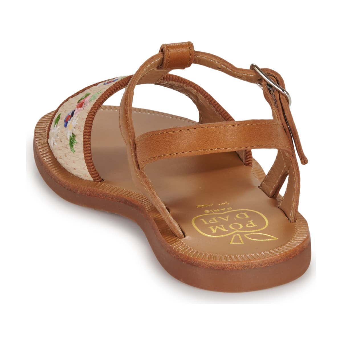 Girls' Sandals Pom d'Api Brown