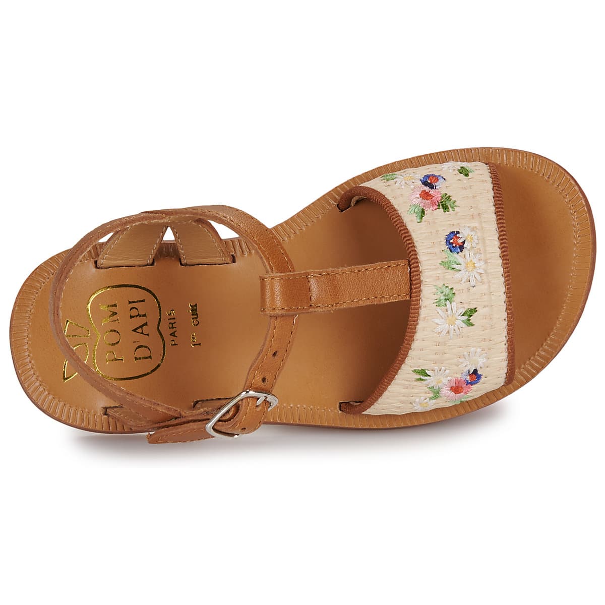 Girls' Sandals Pom d'Api Brown
