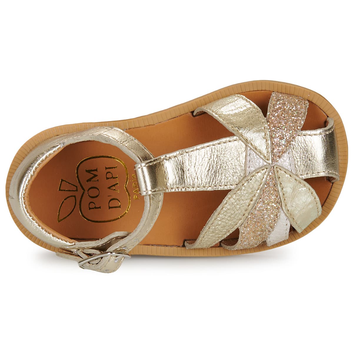Girls' Sandals Pom d'Api Gold