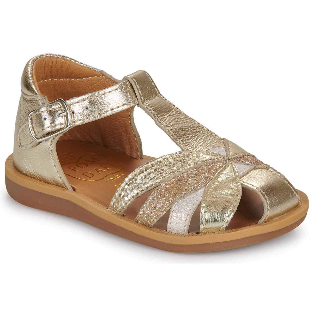 Σανδάλια χωρίς τακούνι Pom d'Api POPPY OTO