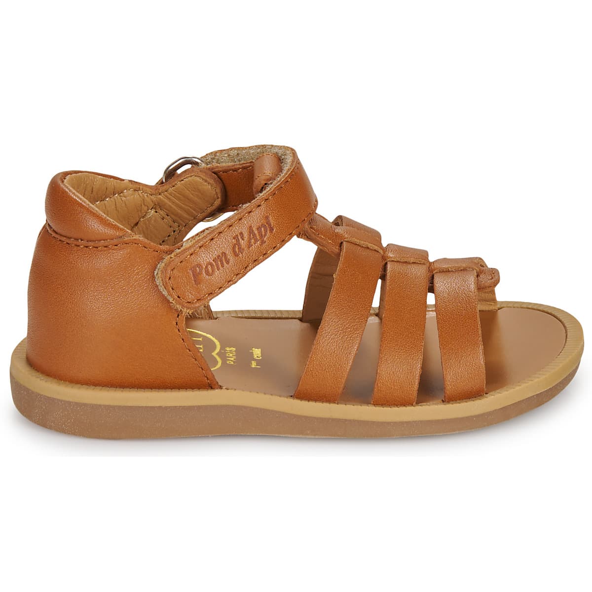 Girls' Sandals Pom d'Api Brown