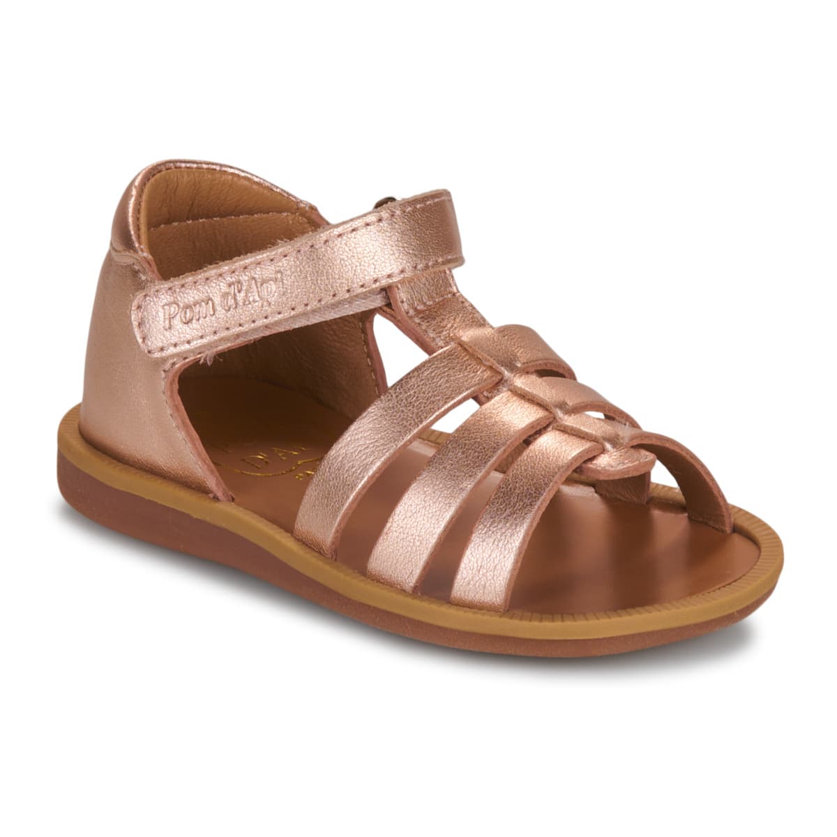 Σανδάλια χωρίς τακούνι Pom d'Api POPPY STRAP