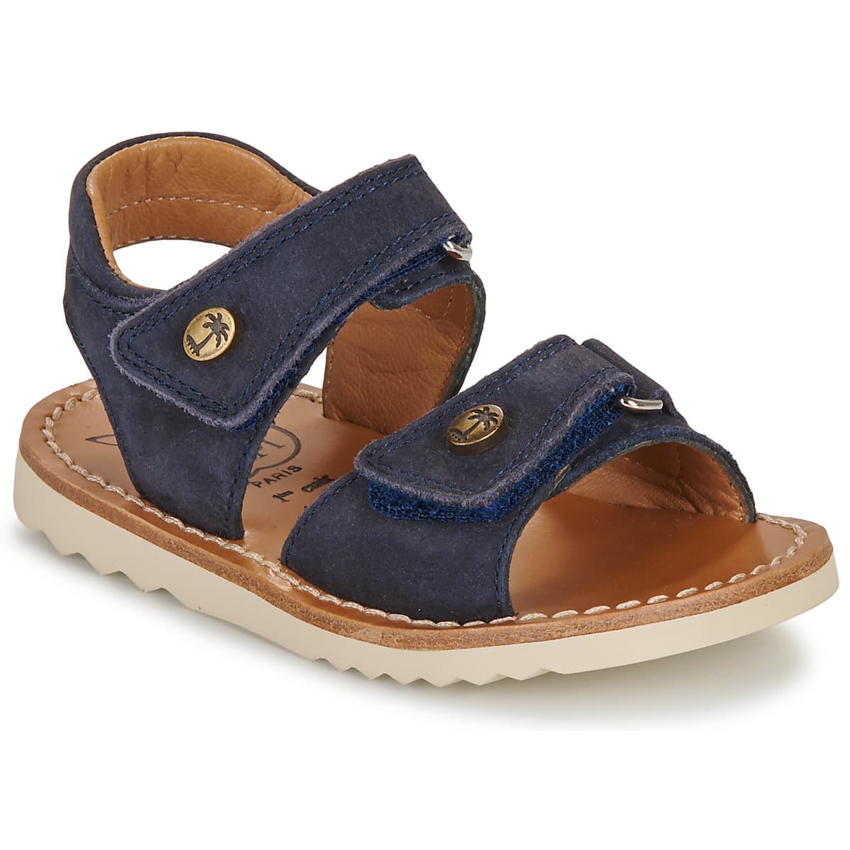 Boys' Sandals Pom d'Api Blue