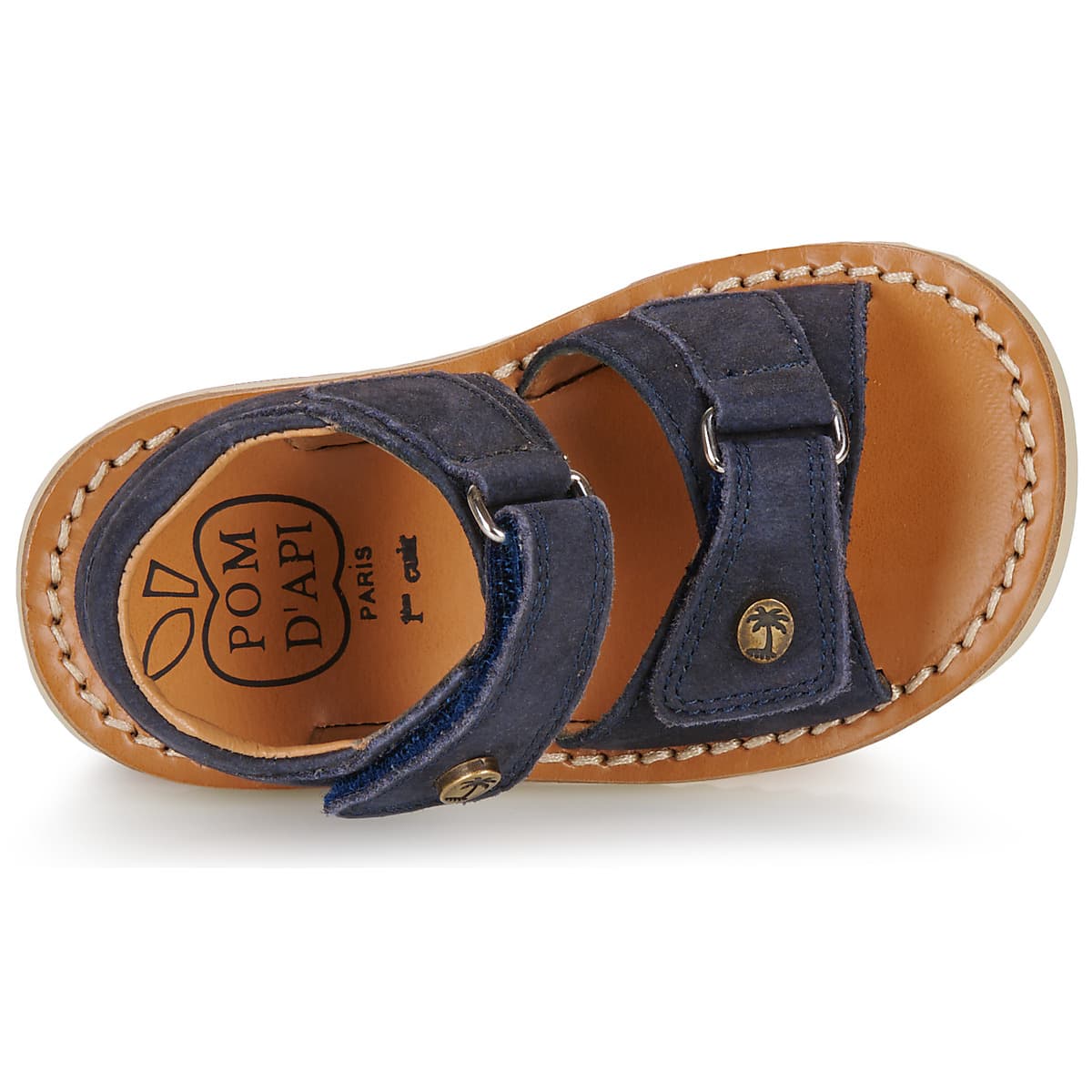 Boys' Sandals Pom d'Api Blue