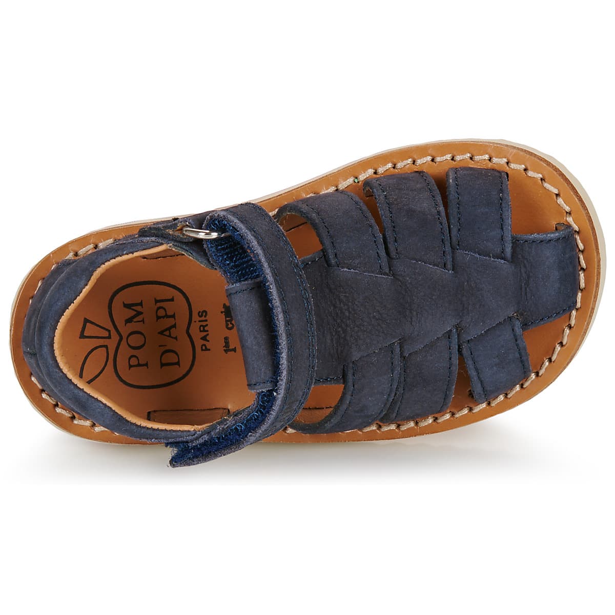 Boys' Sandals Pom d'Api Blue