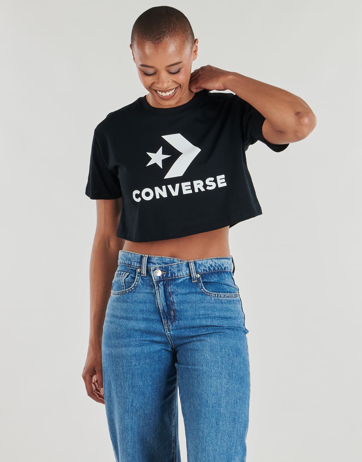 Women's T-Shirts Converse Black