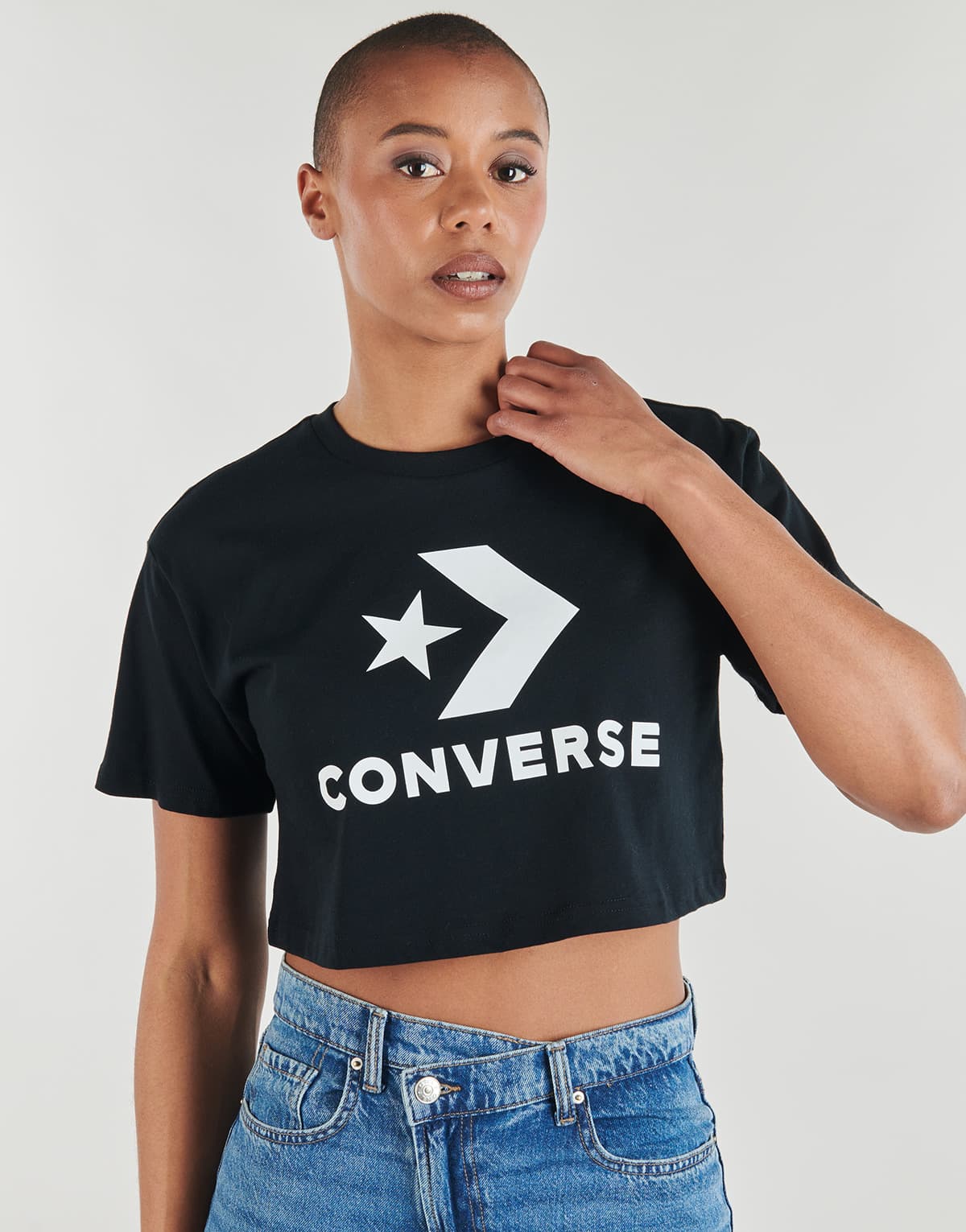 Women's T-Shirts Converse Black