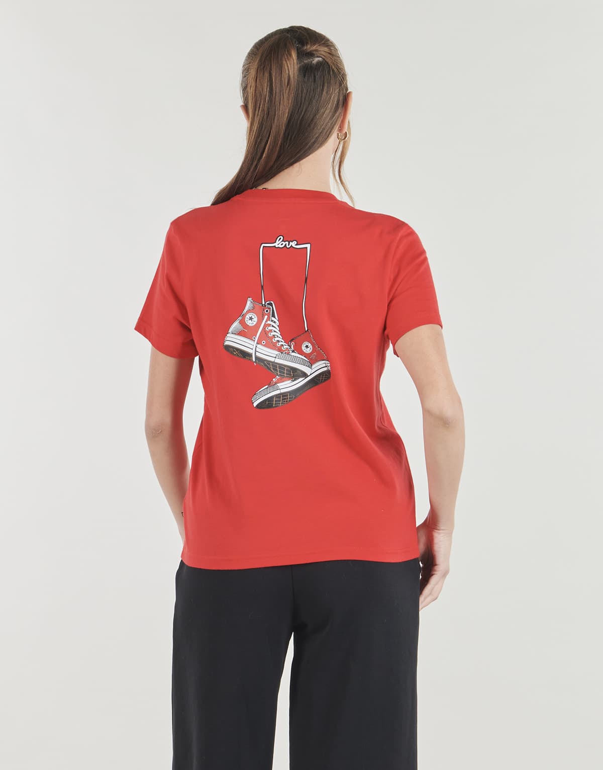 Women's T-Shirts Converse Red