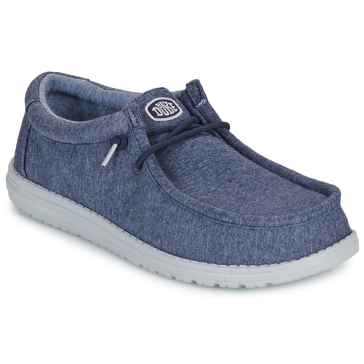 Slip on HEYDUDE Wally Stretch Jersey Navy