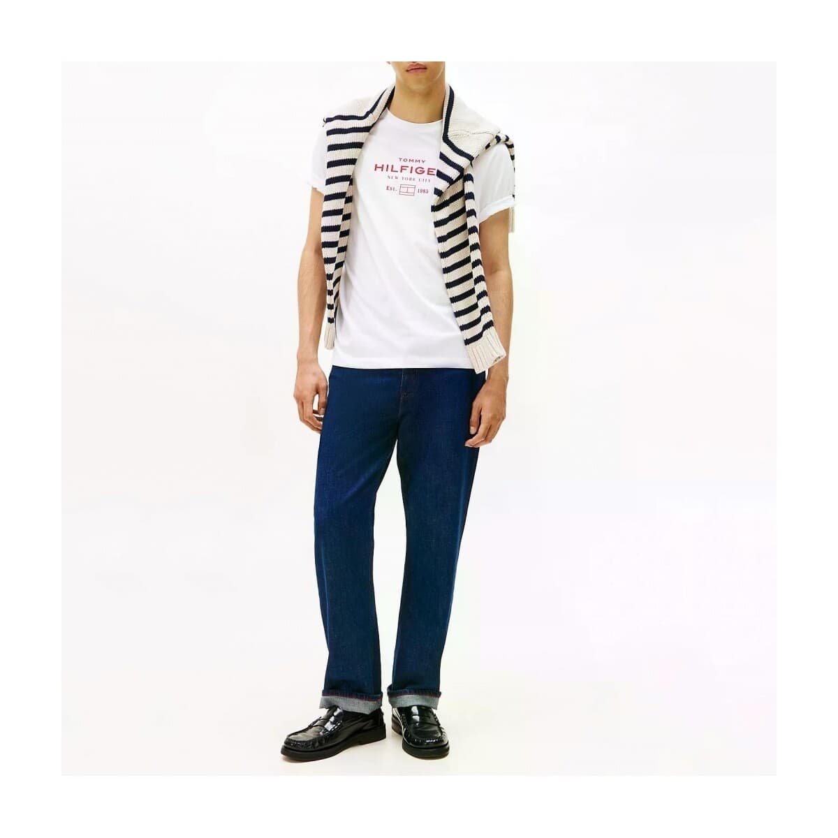 Men's T-Shirts Tommy Hilfiger White