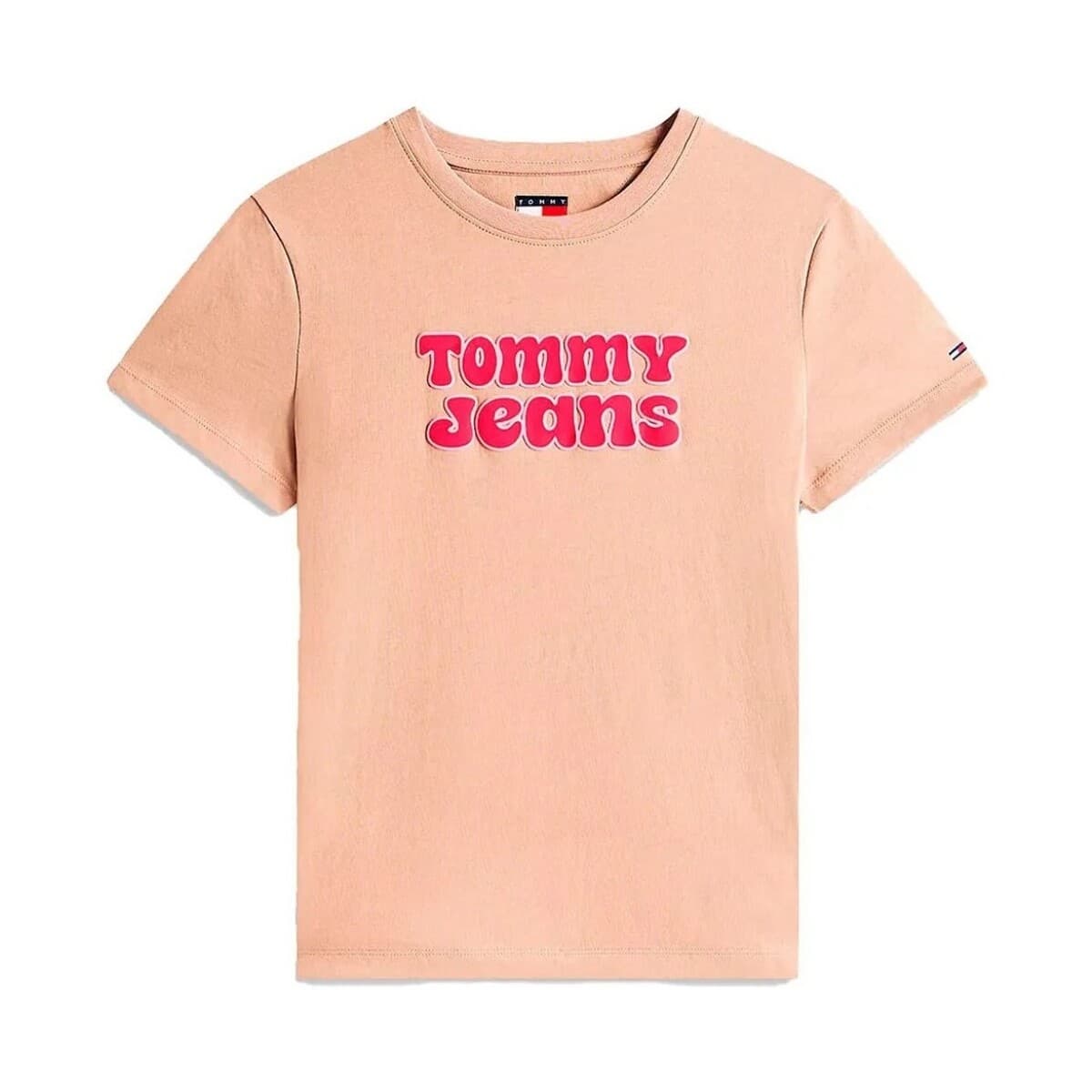 Women's T-Shirts Tommy Jeans Beige