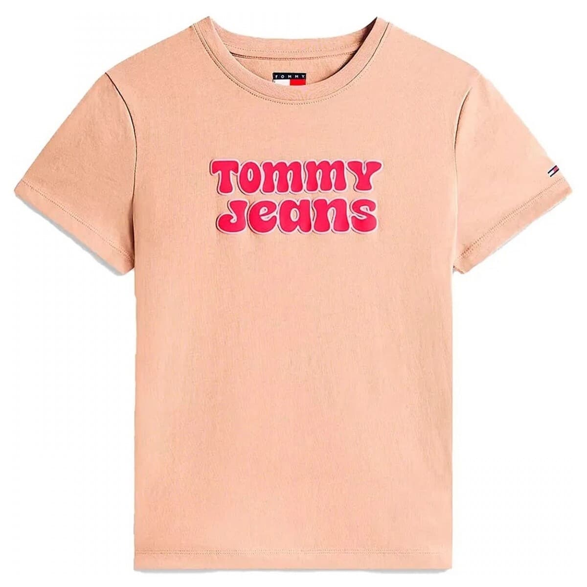 Women's T-Shirts Tommy Jeans Beige
