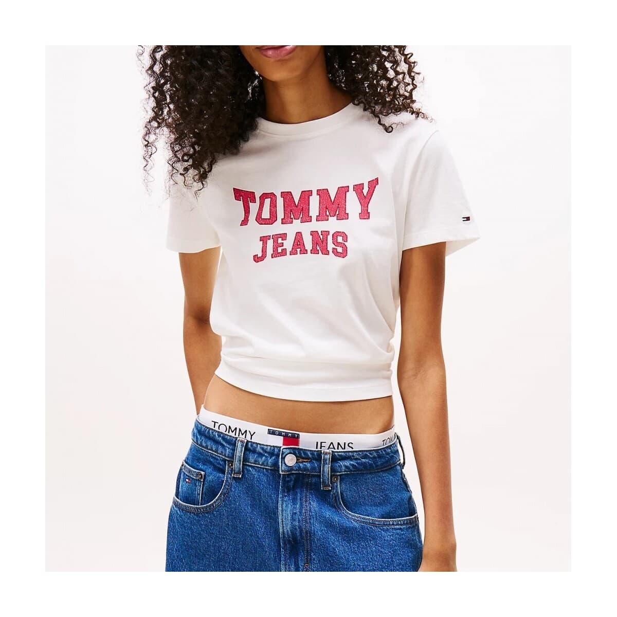 T-shirts & Polos Tommy Jeans Camisetas Mujer Modèle Tjw Reg Varsity Tee Ext