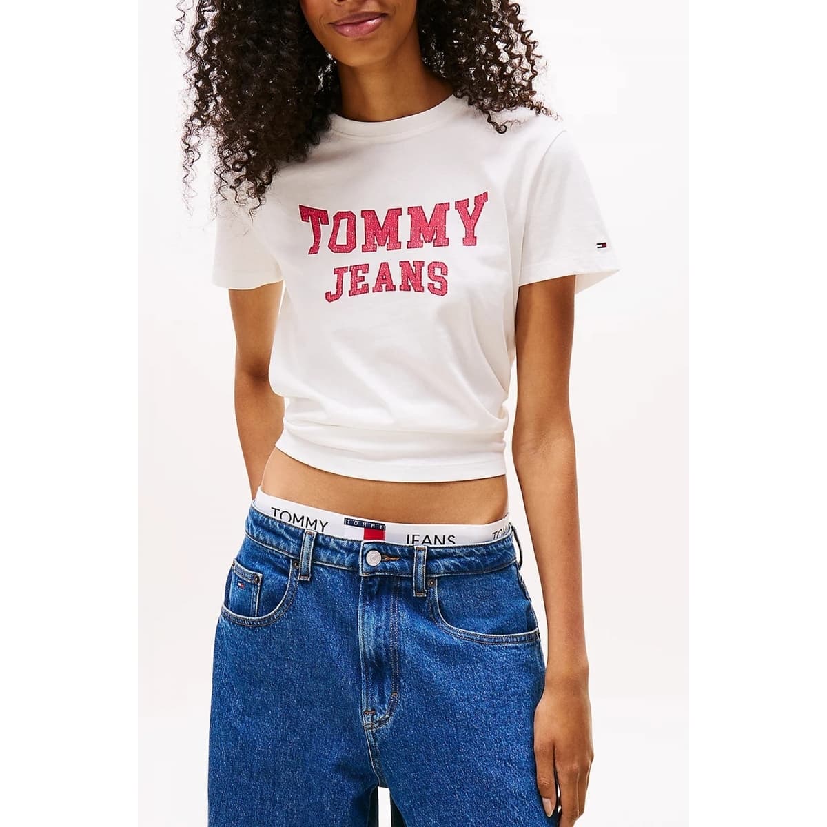 Women's T-Shirts Tommy Jeans White