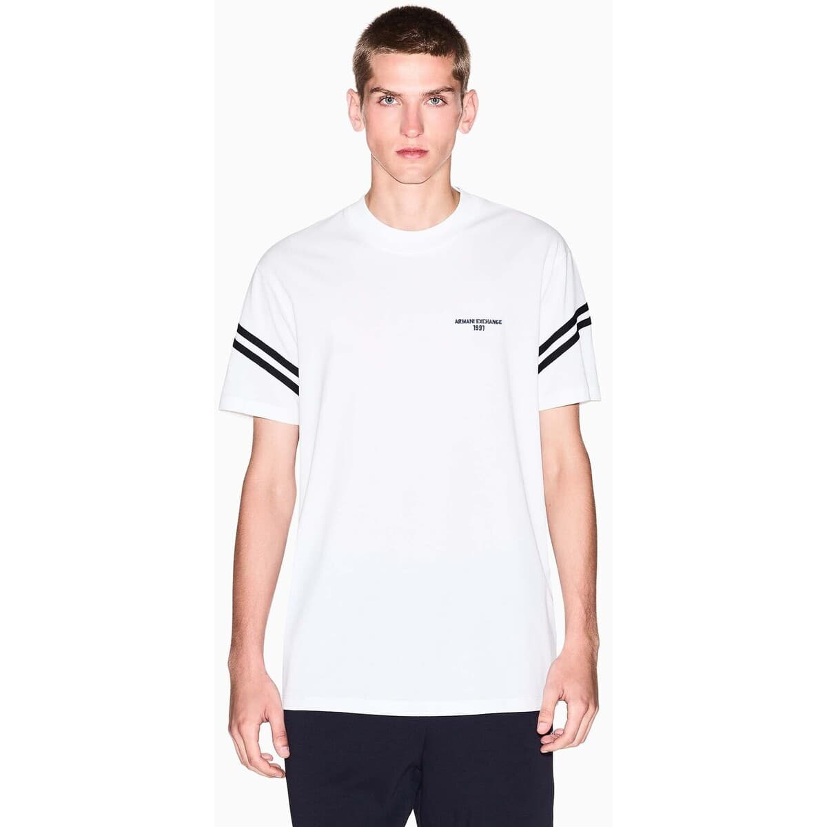 Men's T-Shirts EAX White