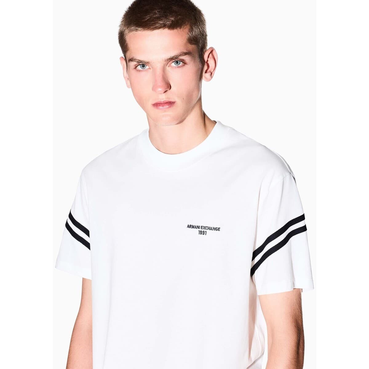 Men's T-Shirts EAX White