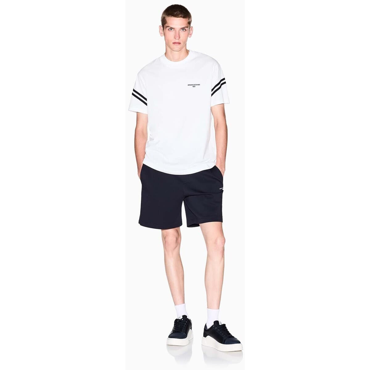 Men's T-Shirts EAX White
