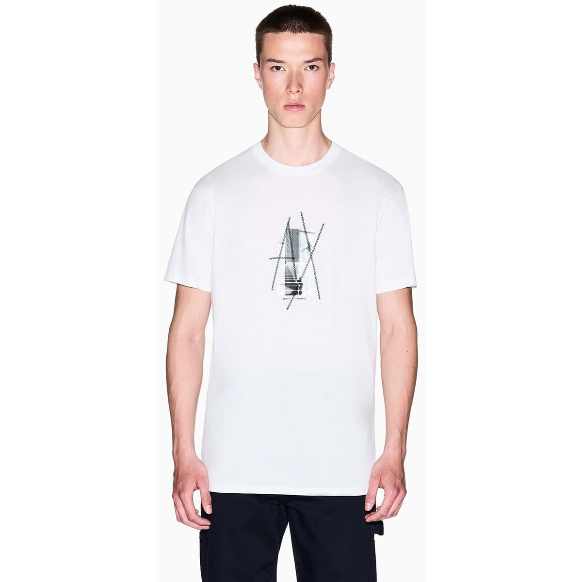 Men's T-Shirts EAX White