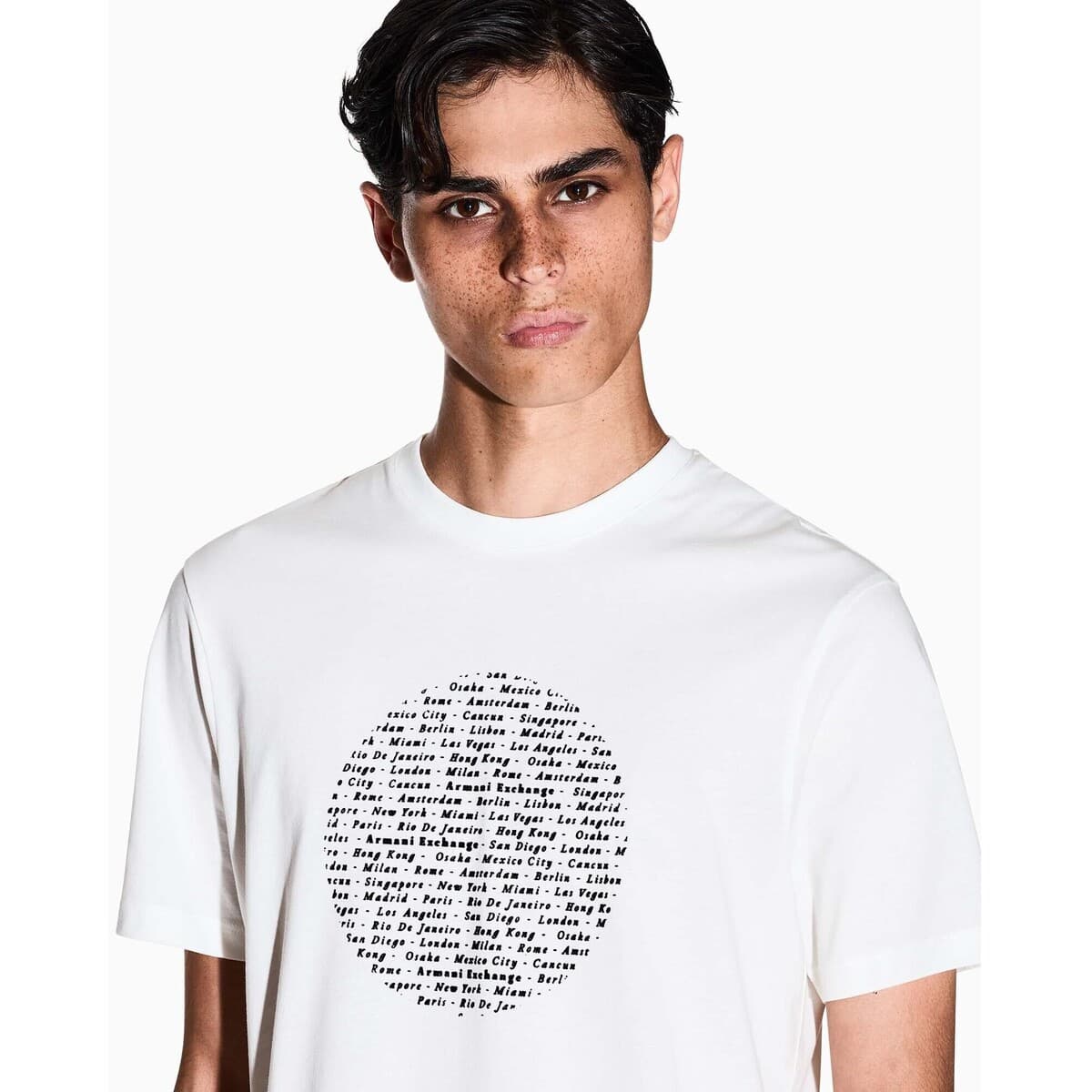 Men's T-Shirts EAX White