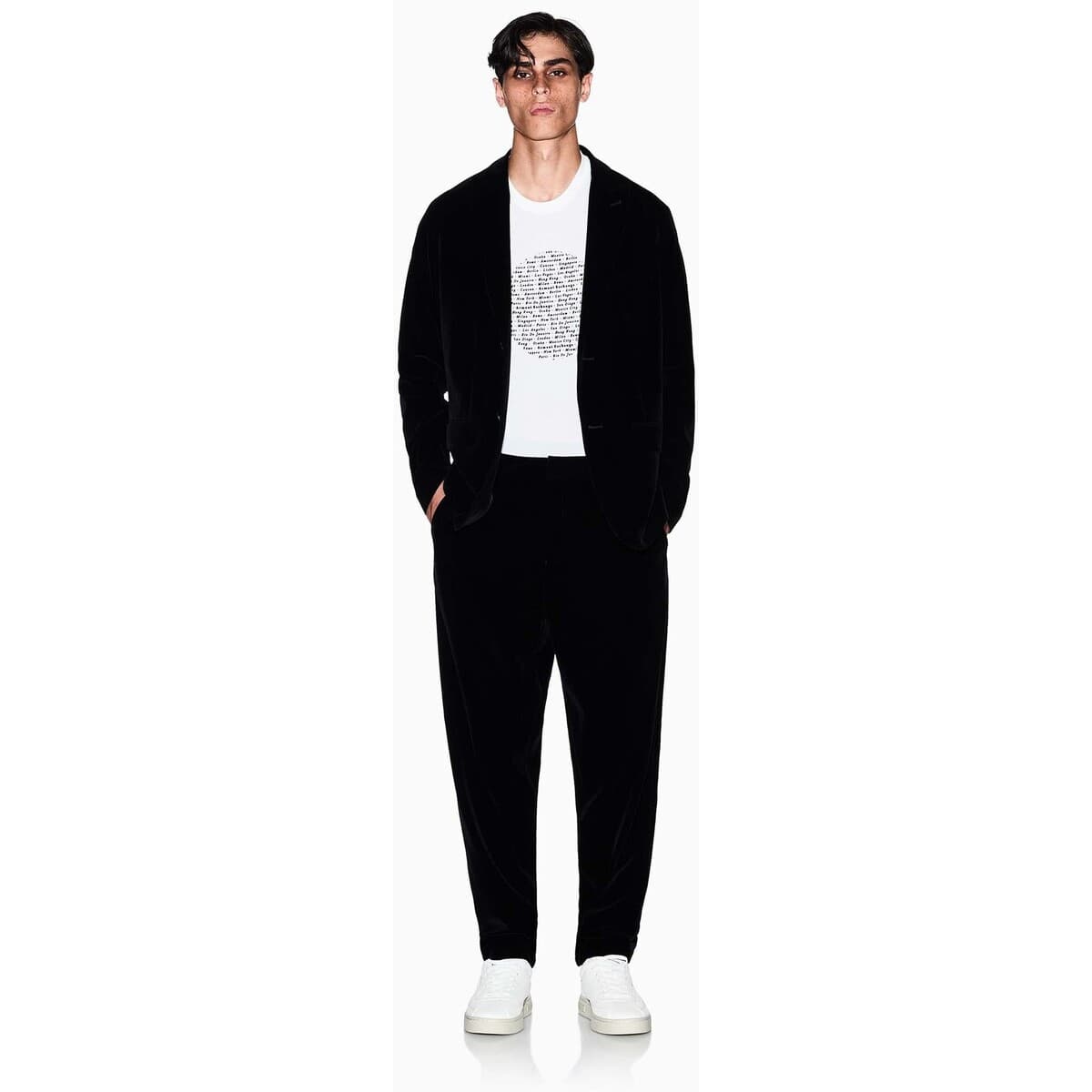 Men's T-Shirts EAX White