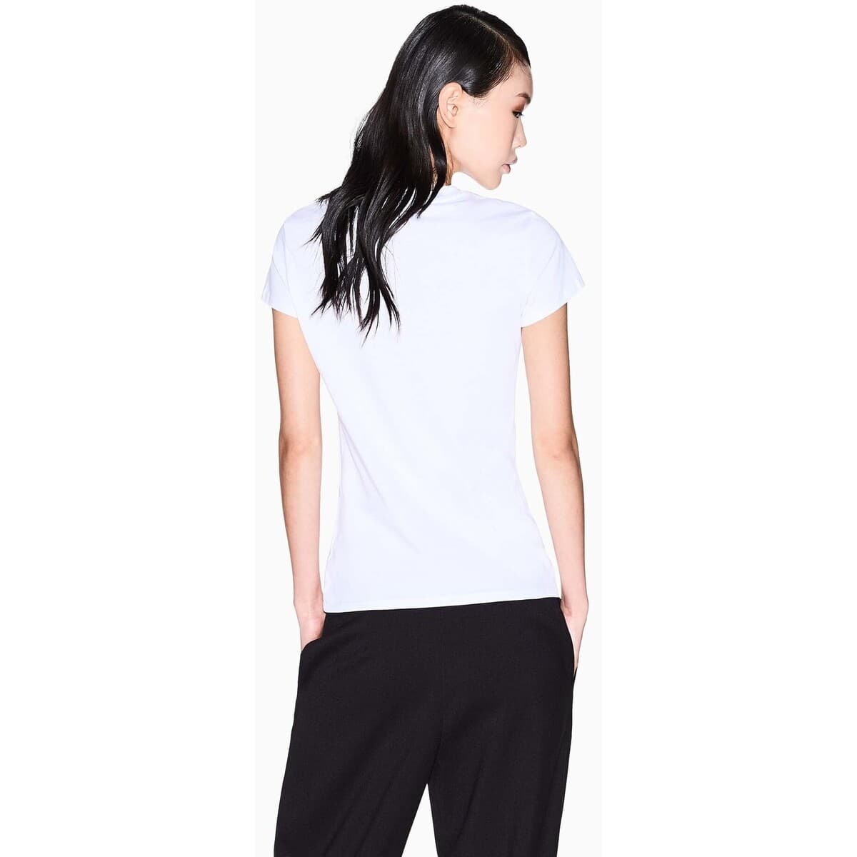 Women's T-Shirts EAX White
