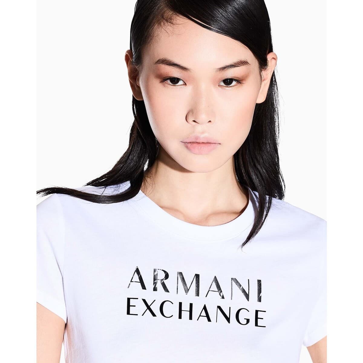 Women's T-Shirts EAX White