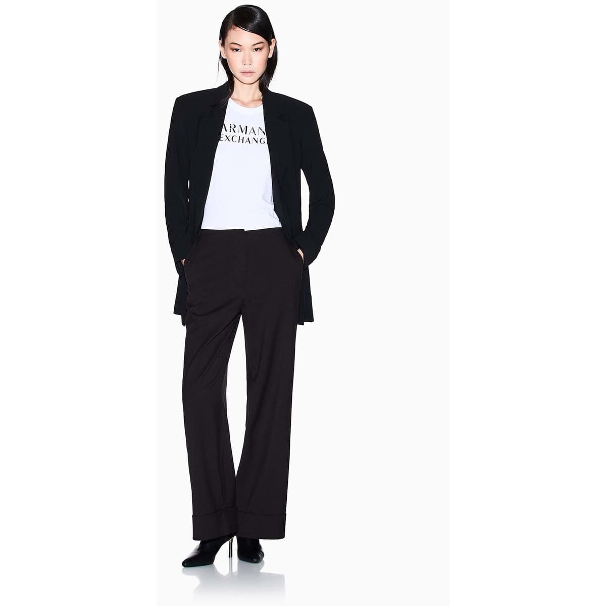 Women's T-Shirts EAX White