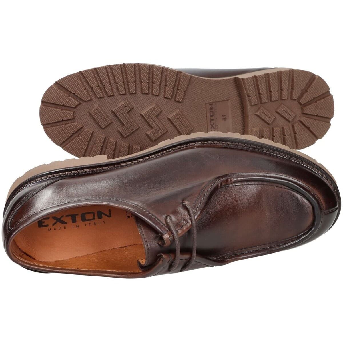 Men's Derby Shoes Exton Brown