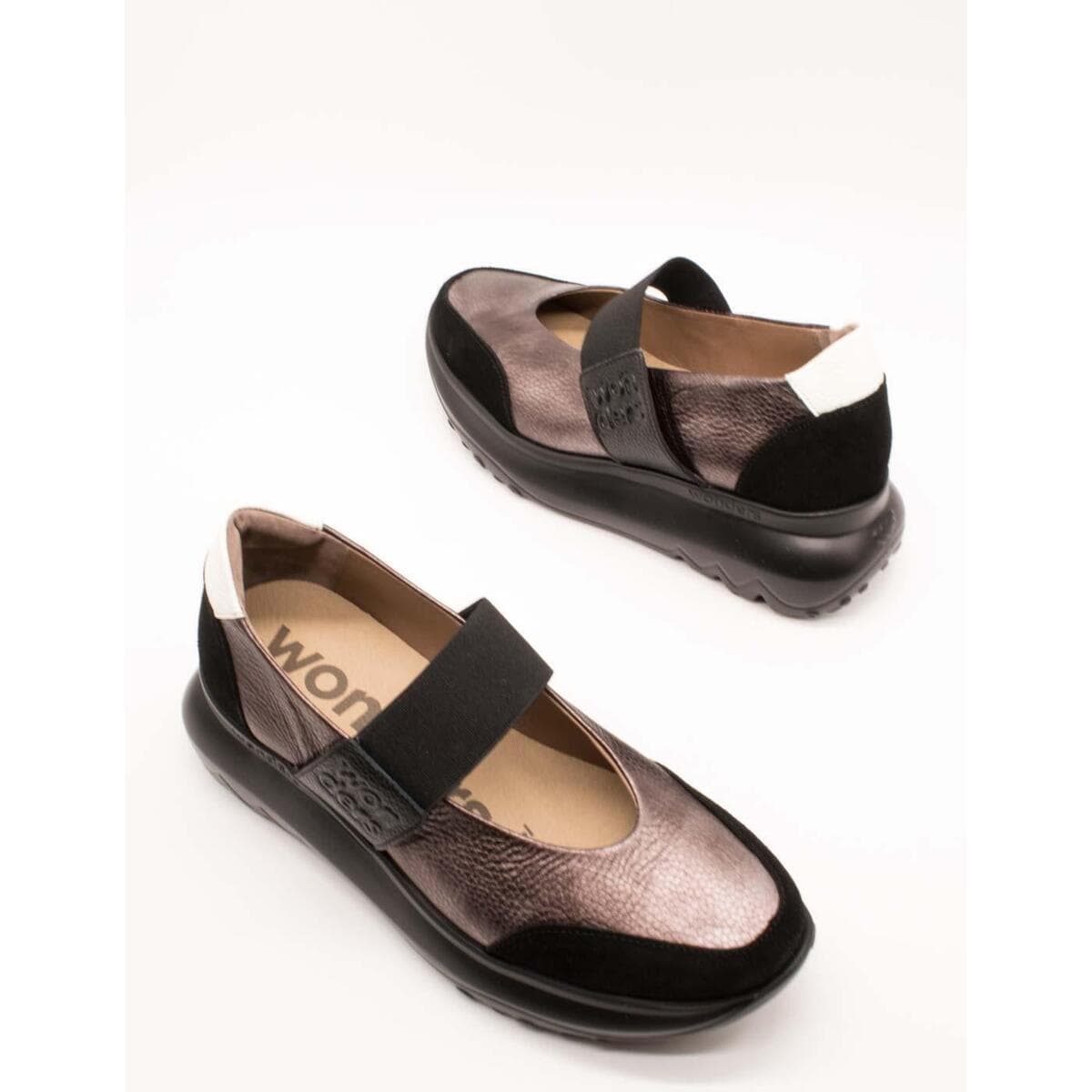 Women's Derby Shoes Wonders Black