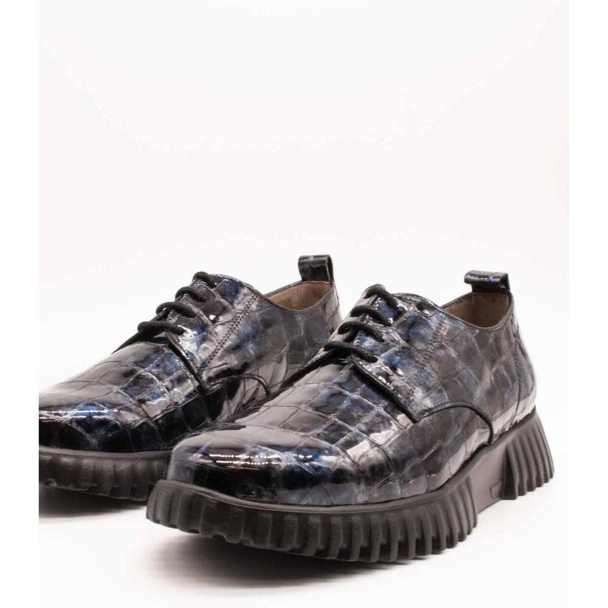 Women's Derby Shoes Wonders Blue