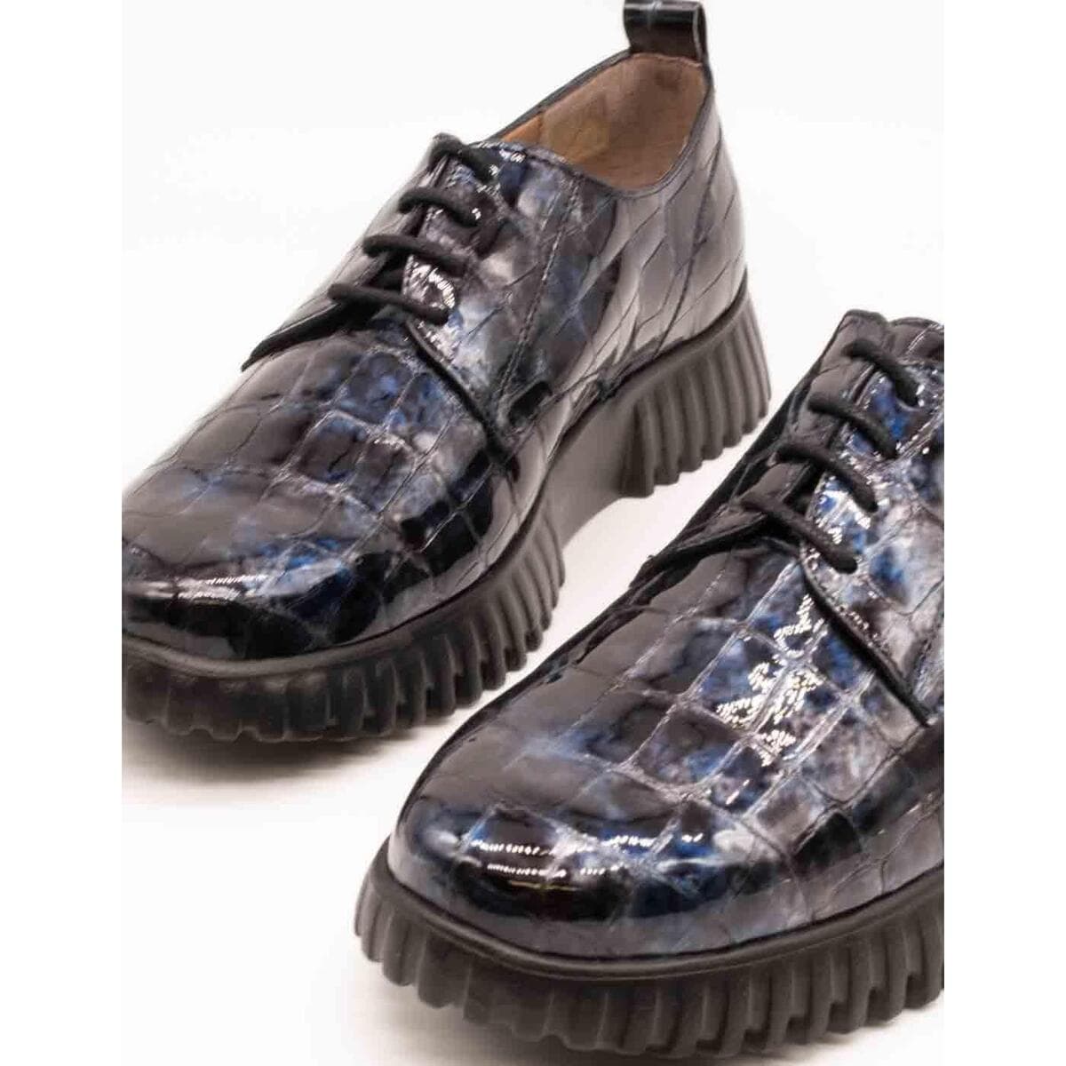Women's Derby Shoes Wonders Blue