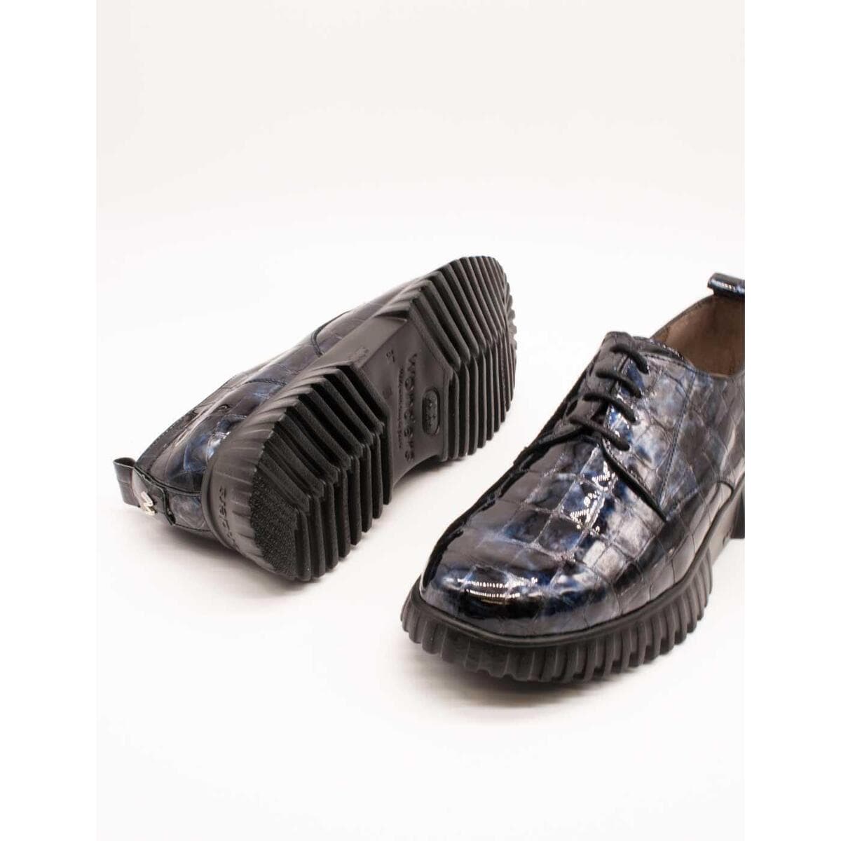 Women's Derby Shoes Wonders Blue