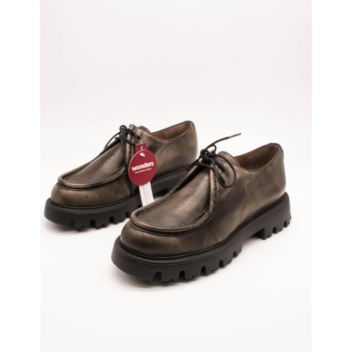 Women's Derby Shoes Wonders Brown
