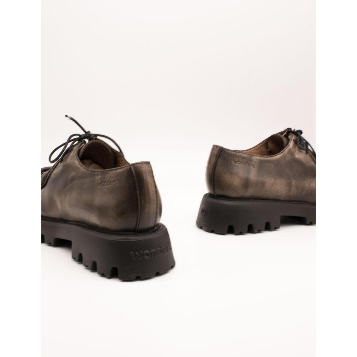 Women's Derby Shoes Wonders Brown