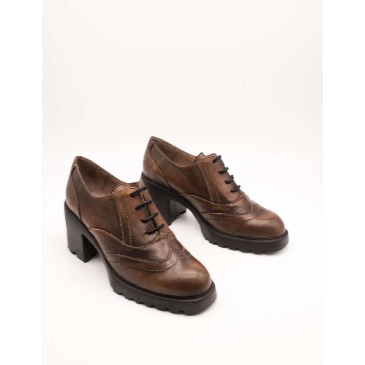 Women's Derby Shoes Wonders Brown