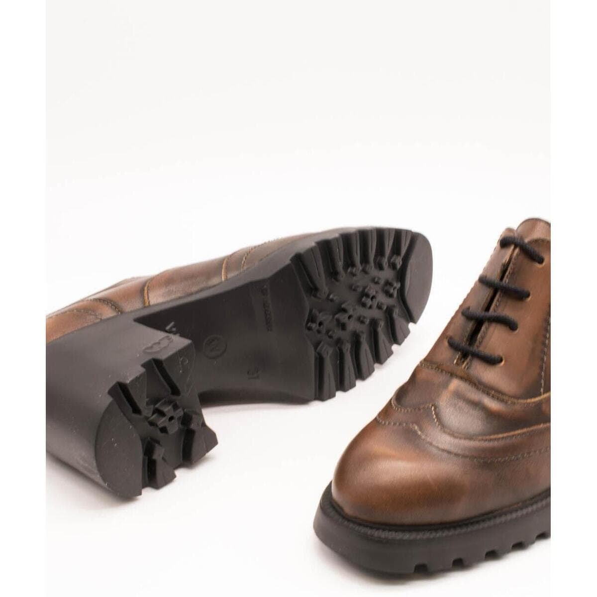 Women's Derby Shoes Wonders Brown