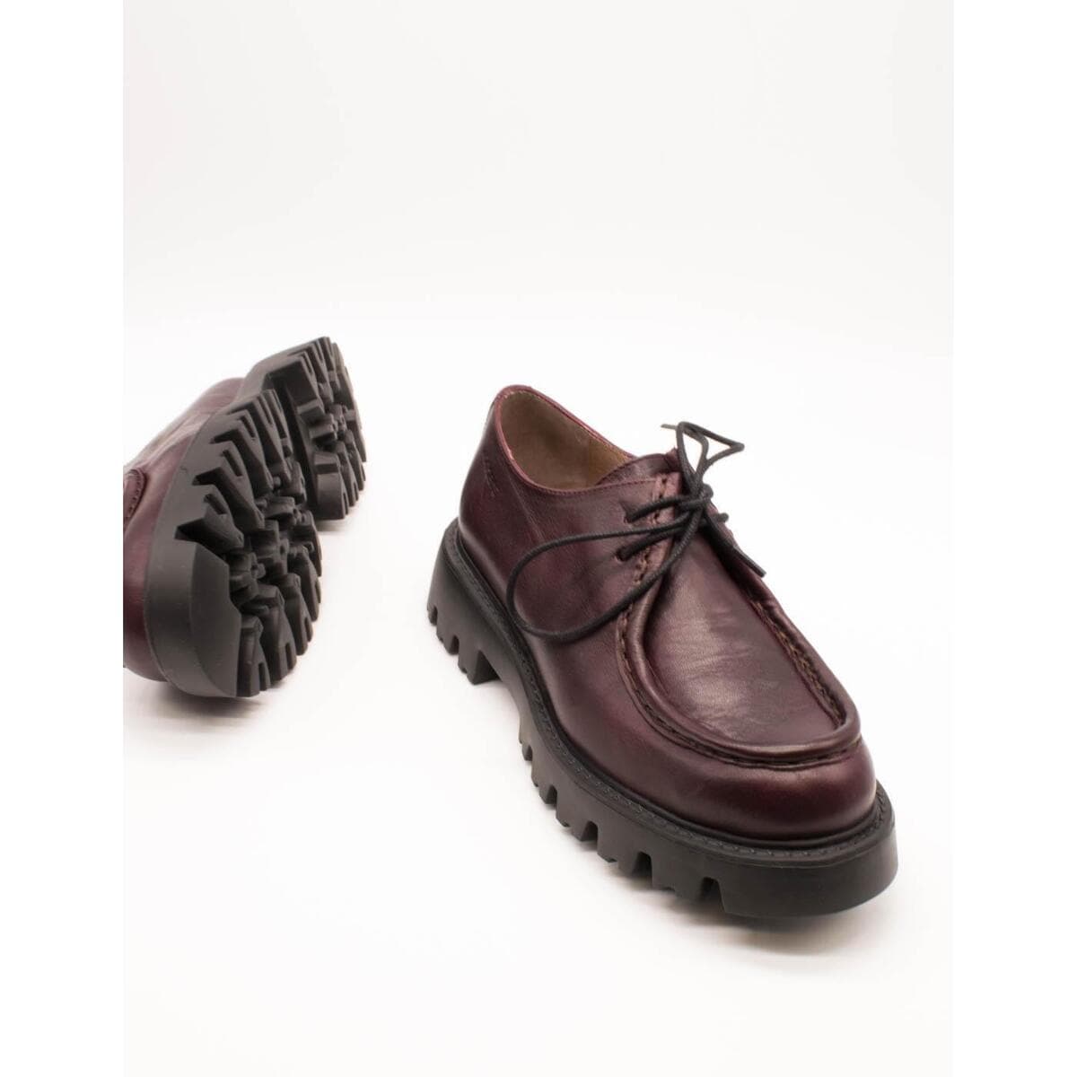 Women's Derby Shoes Wonders Red