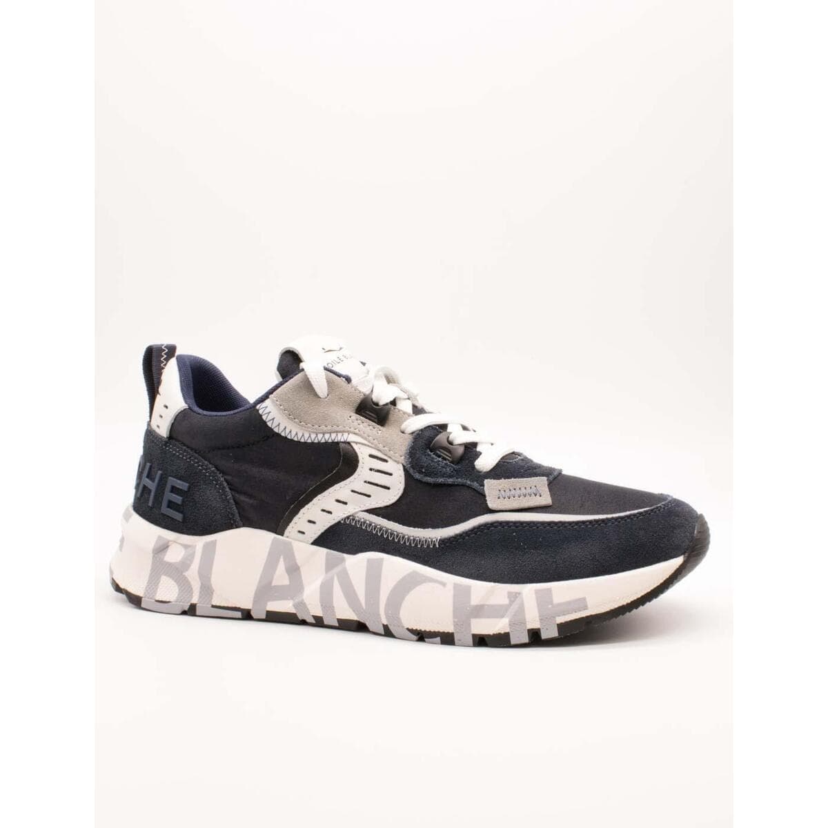 Men's Sneakers Voile Blanche Blue