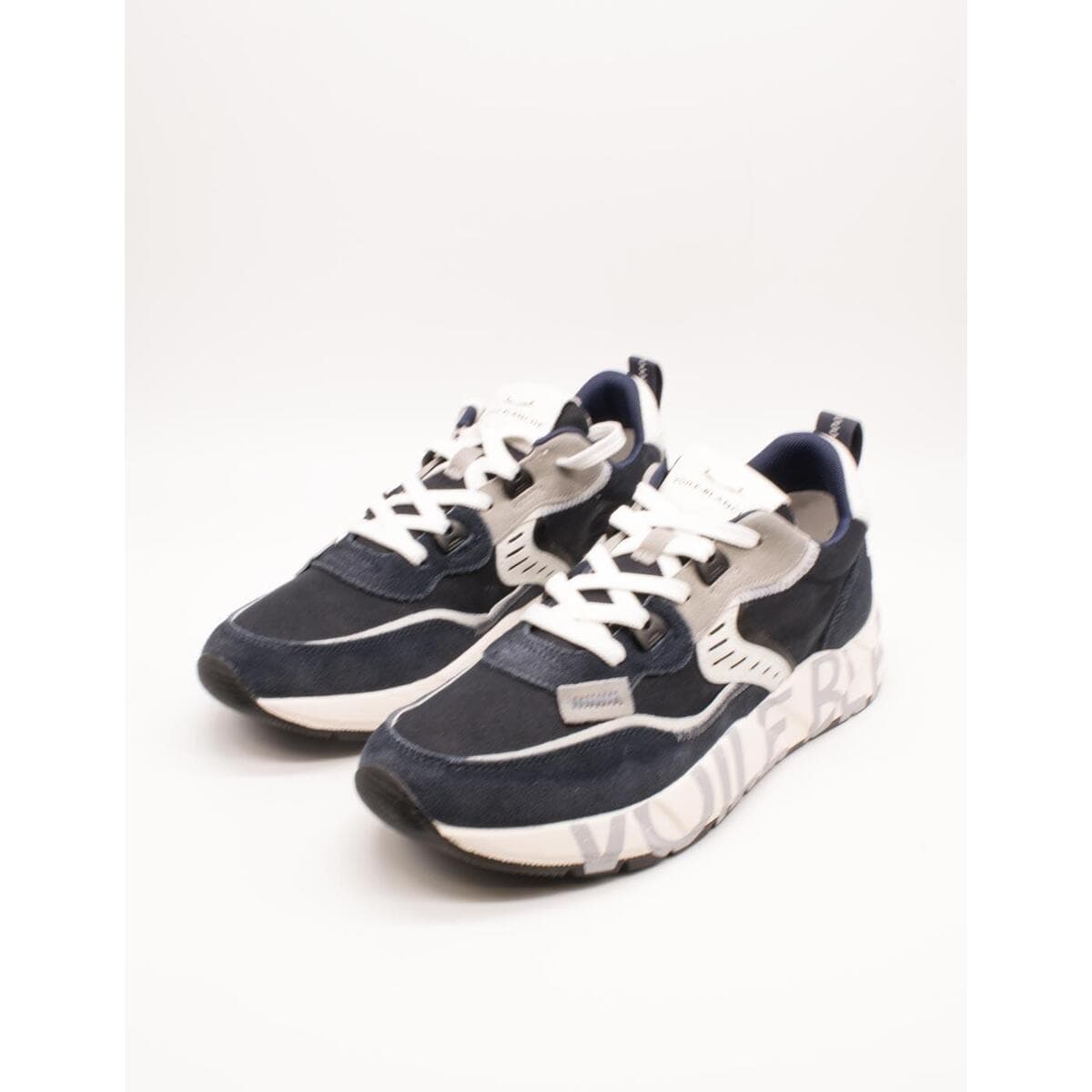 Men's Sneakers Voile Blanche Blue