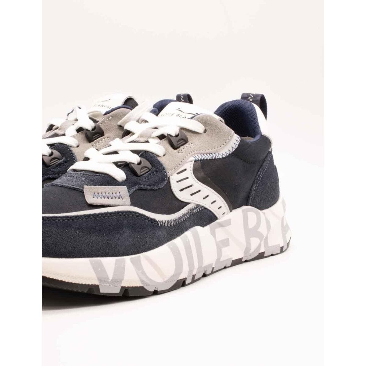 Men's Sneakers Voile Blanche Blue