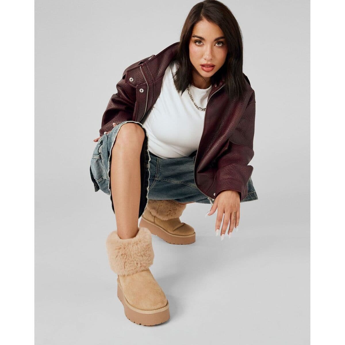 Women's Ankle Boots Xti Brown