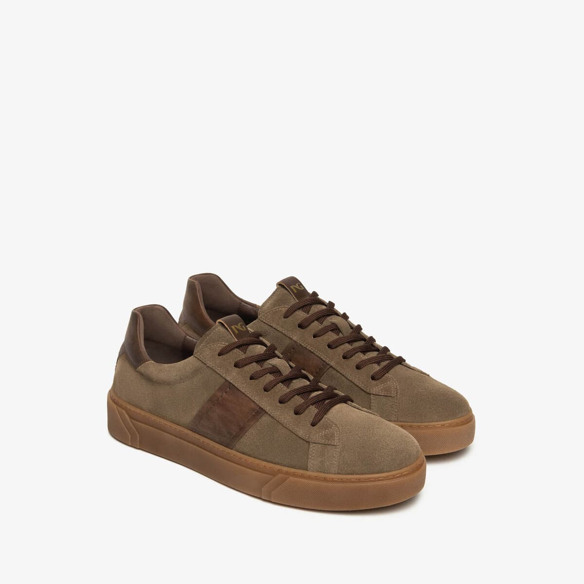 Men's Sneakers NeroGiardini Brown