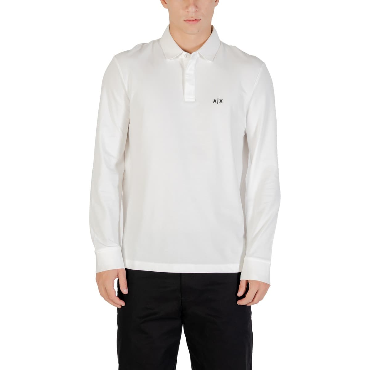 Men's Polo Shirts EAX White