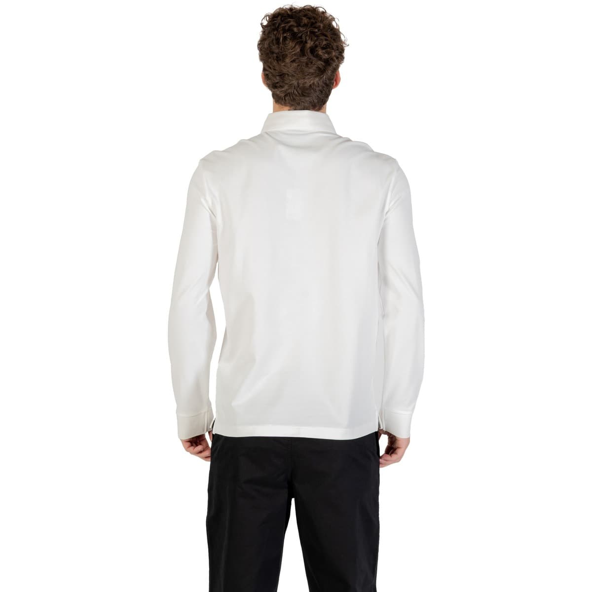 Men's Polo Shirts EAX White