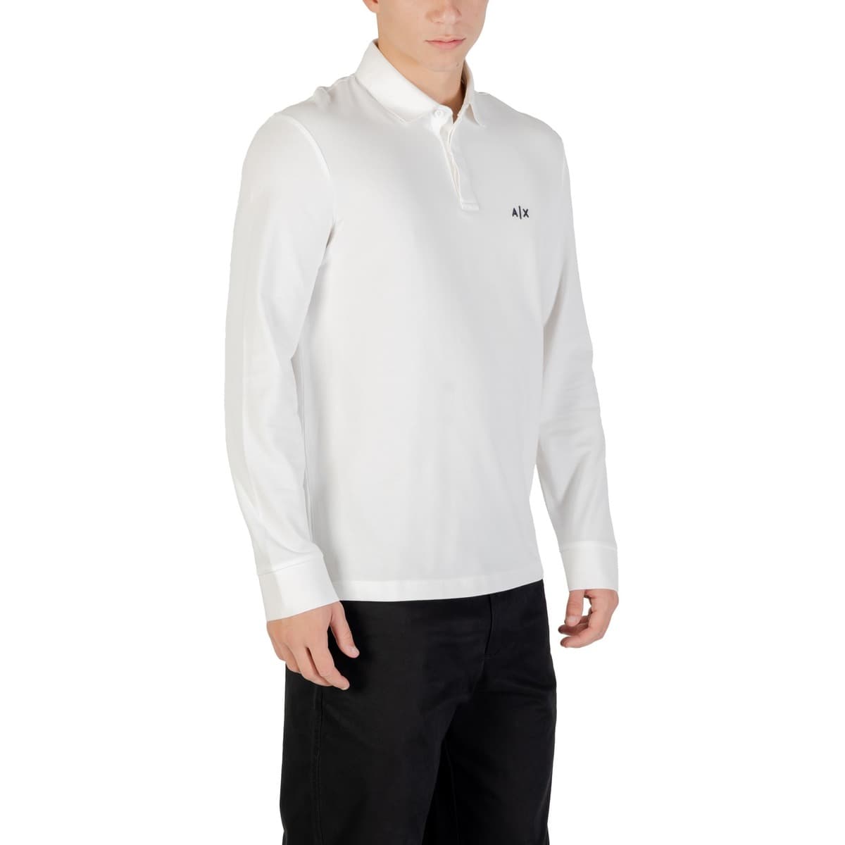 Men's Polo Shirts EAX White