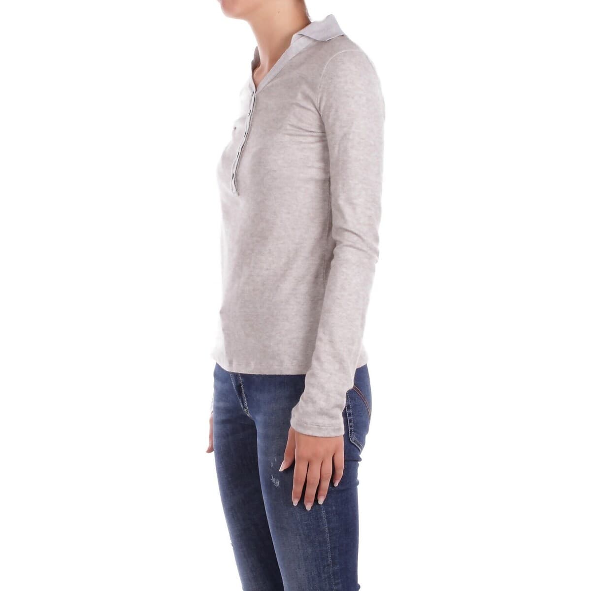 Women's Polo Shirts Dondup Gray