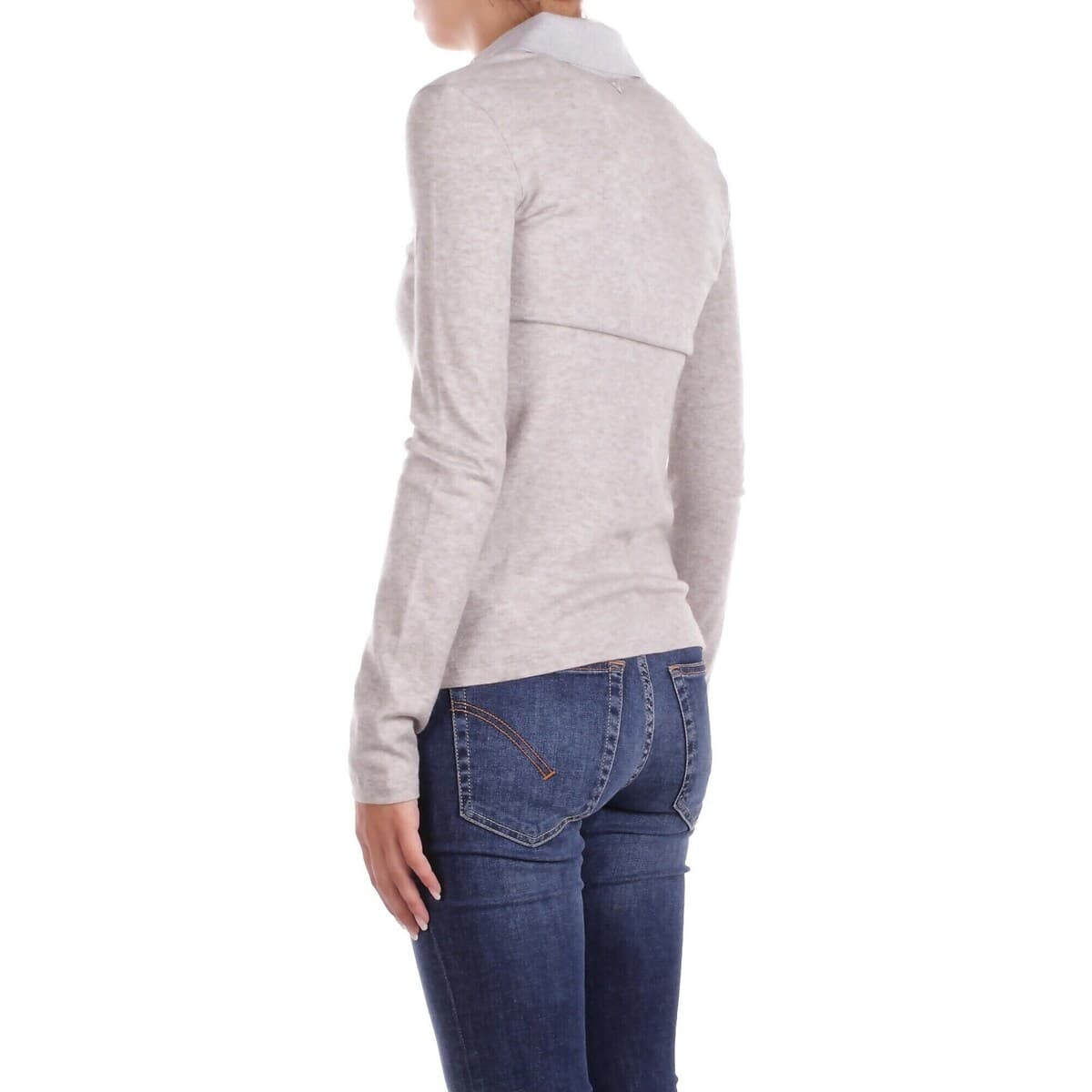 Women's Polo Shirts Dondup Gray