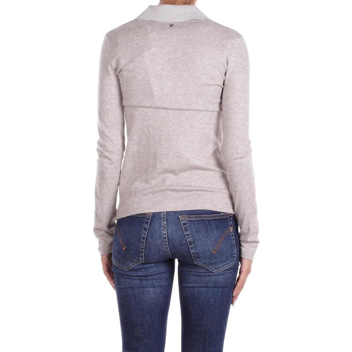 Women's Polo Shirts Dondup Gray